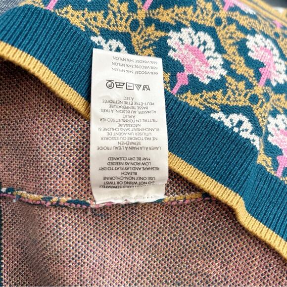 Maeve Square Neck Knit Crop Top Button Front Stretch Pullover Tank Size XXS - Picture 7 of 7